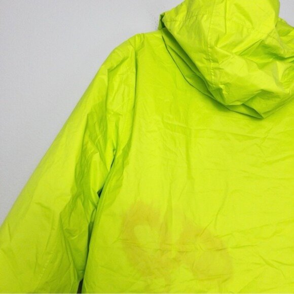 NWT Rains Padded Nylon Jacket S Digital Lime Waterproof Unisex Neon Insulated - Picture 13 of 16